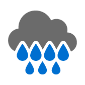 Piogge molto forti, localmente alluvionali